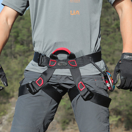 Outdoor High-altitude Rock Climbing Half Body Seat Belt Downhill Equipment