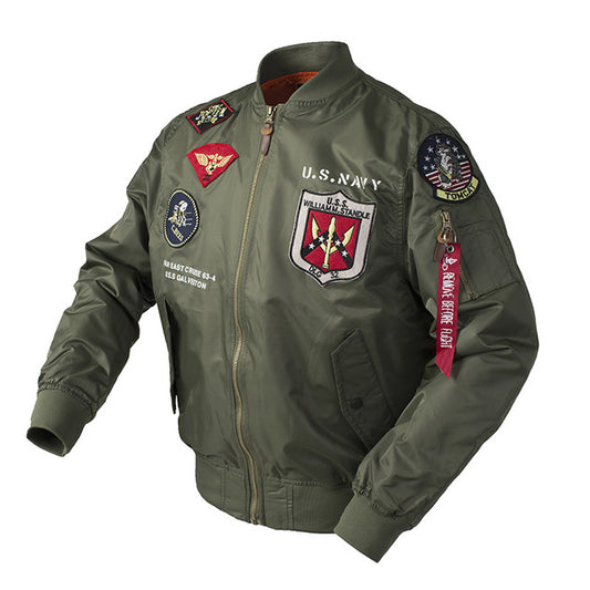 Chaqueta de bombardero para hombres de vuelo