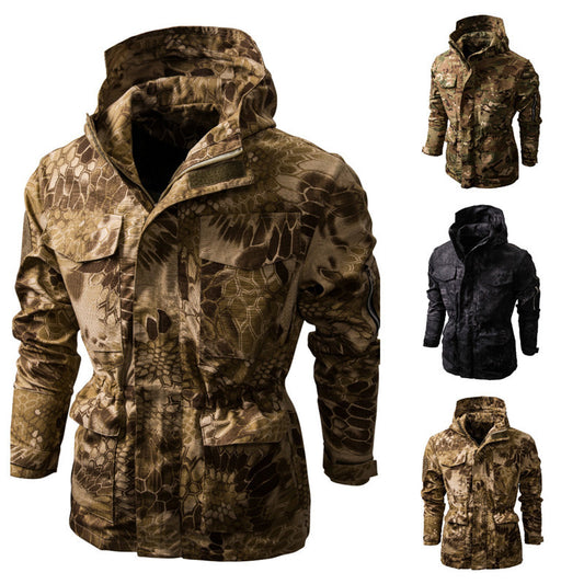 Multifunction Hooded Outdoor Camo Men's Jacket