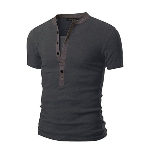 Fashion Urban Slim Layerd-Look Short Sleeve Men's T-shirt