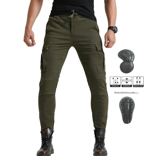 Outdoor Slim Motorcycle Riding Casual Men's Pants