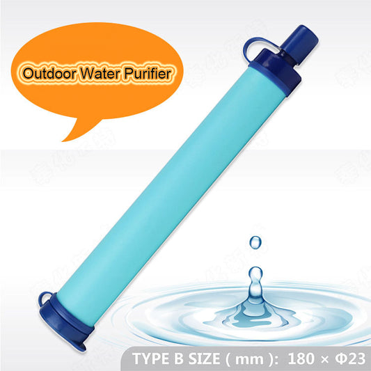 Purificateur d'eau extérieure Camping Randonnée Emergency Life Survival Purificateur Purificateur Filtre d'eau